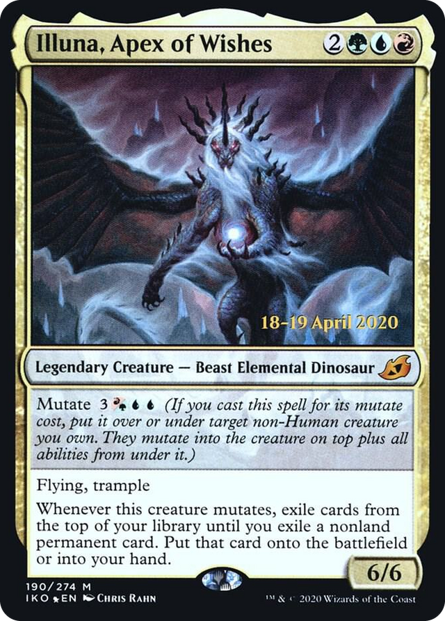 0190 Illuna, Apex of Wishes M Prerelease Cards