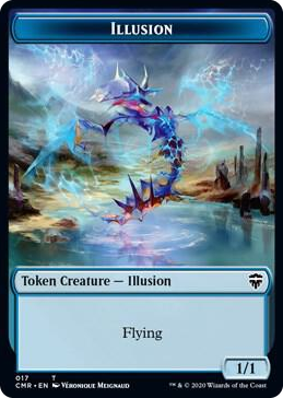 0017 Illusion // Saproling Double-Sided Token T Commander Legends