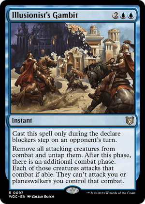 0097 Illusionist's Gambit R Commander: Wilds of Eldraine