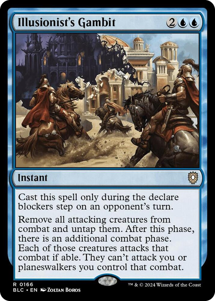 0166 Illusionist's Gambit R Commander: Bloomburrow