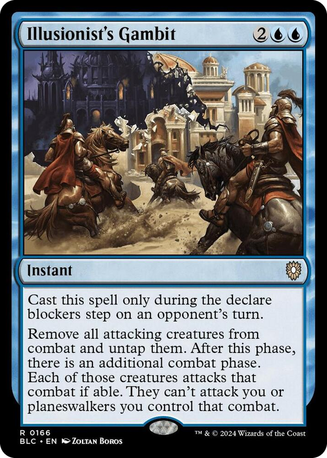 0166 Illusionist's Gambit R Commander: Bloomburrow