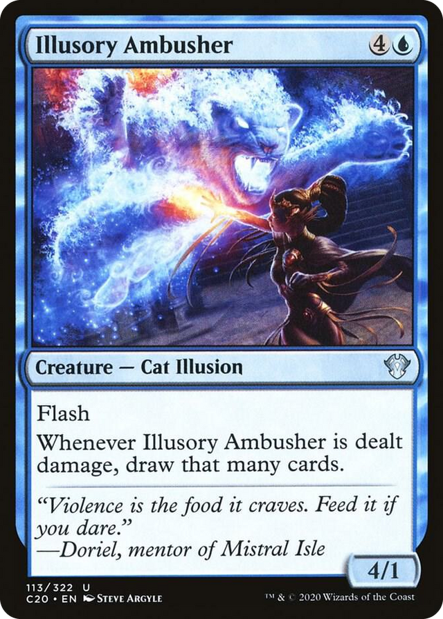 0113 Illusory Ambusher U Commander 2020
