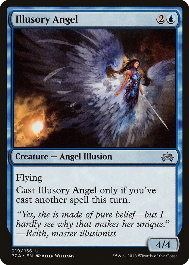 Illusory Angel #19 U - Planechase Anthology Pokemon card