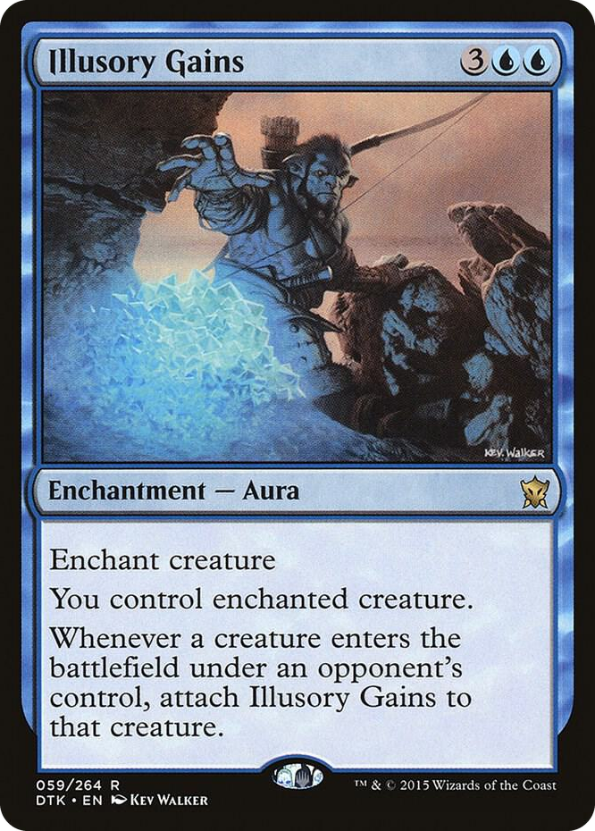 0059 Illusory Gains R Dragons of Tarkir