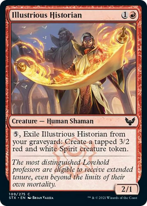 0109 Illustrious Historian C Strixhaven: School of Mages