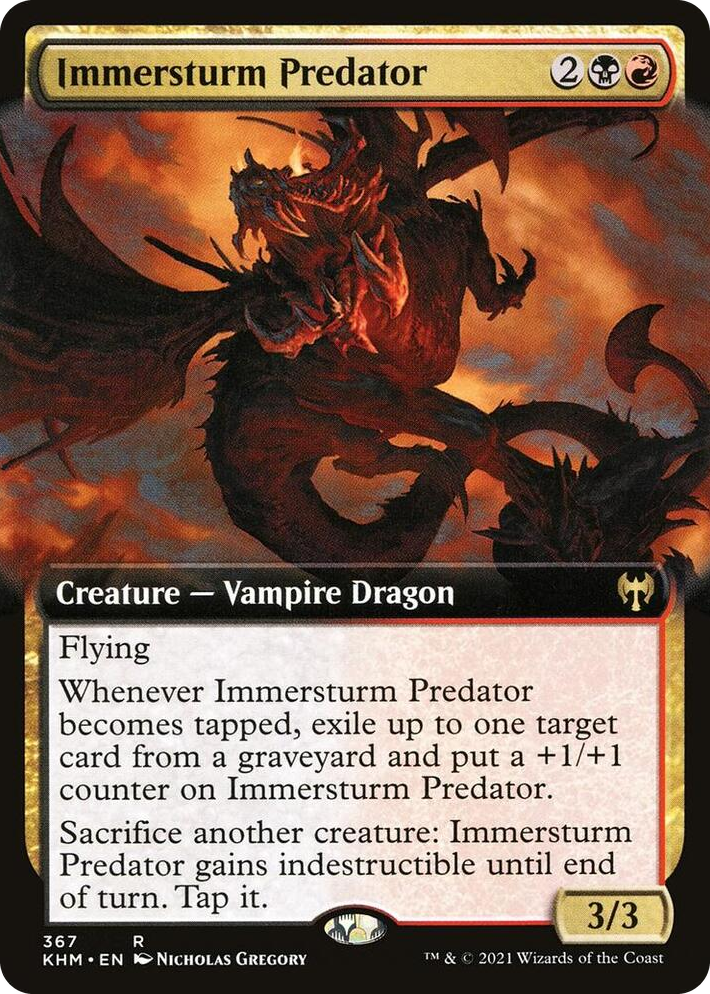 0367 Immersturm Predator (Extended Art) R Kaldheim