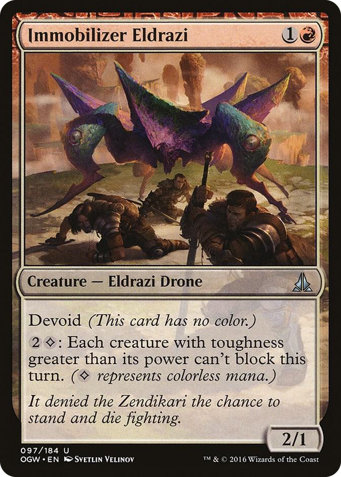 Immobilizer Eldrazi #97 U - Oath of the Gatewatch Pokemon card