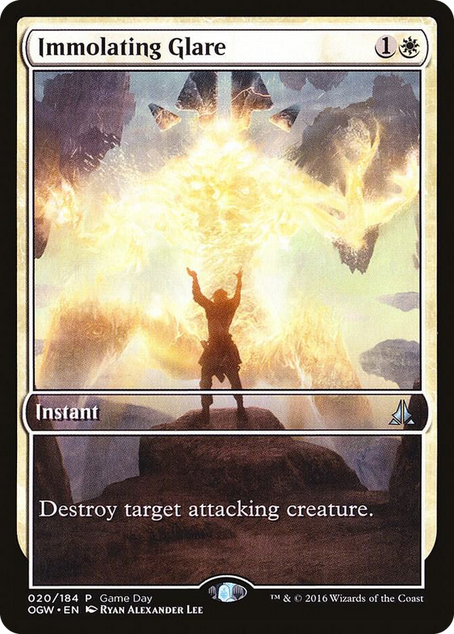 0020 Immolating Glare P Game Day & Store Championship Promos