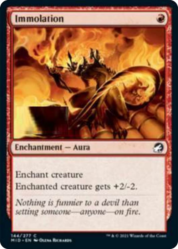 0144 Immolation C Innistrad: Midnight Hunt