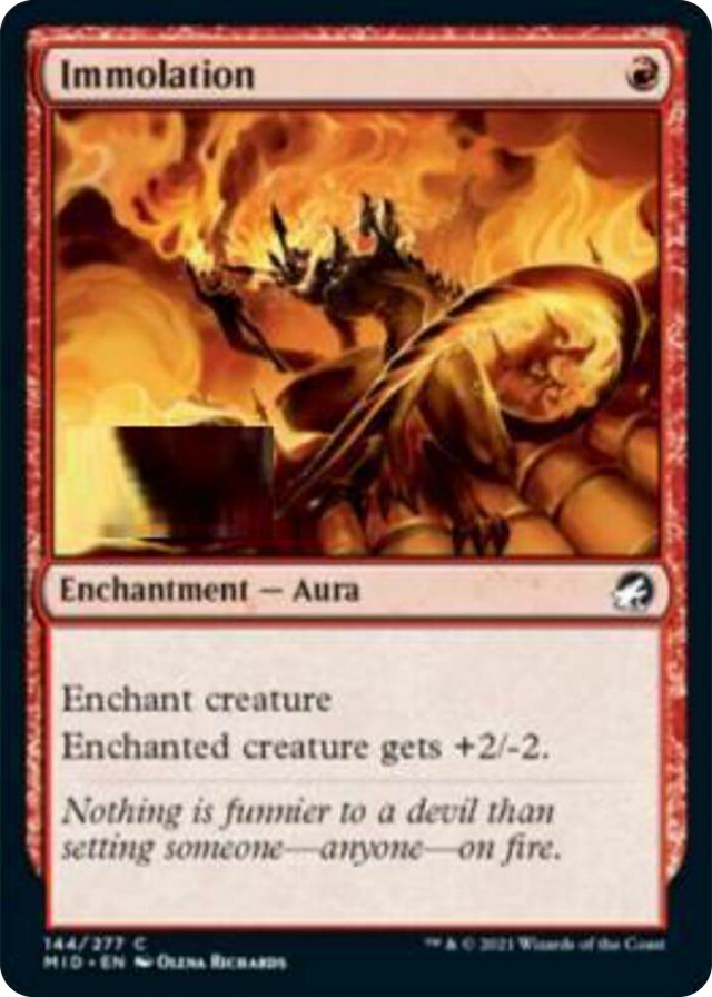 0144 Immolation C Innistrad: Midnight Hunt