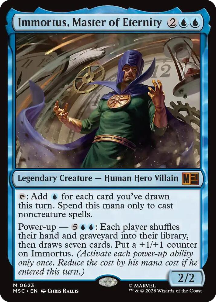 0623 Immortus, Master of Eternity M Commander: Marvel Super Heroes