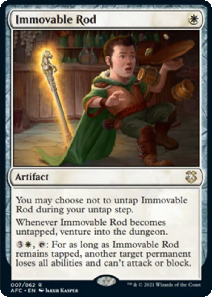 0007 Immovable Rod R Commander: Adventures in the Forgotten Realms