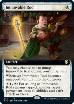 0276 Immovable Rod (Extended Art) R Commander: Adventures in the Forgotten Realms