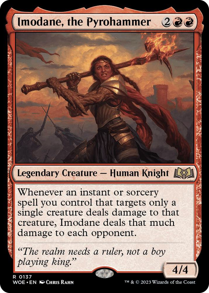 0137 Imodane, the Pyrohammer R Wilds of Eldraine