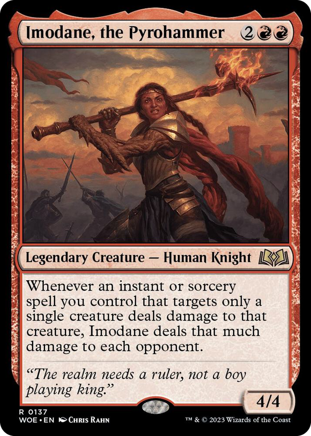 0137 Imodane, the Pyrohammer R Wilds of Eldraine