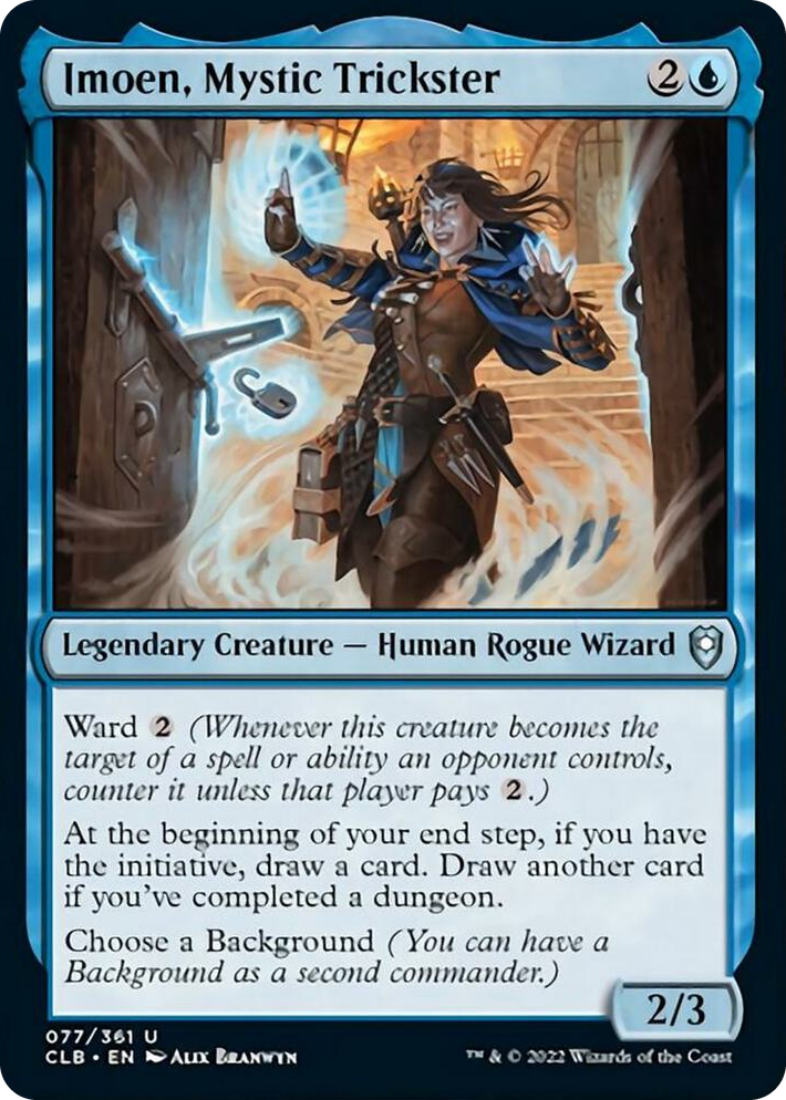 0077 Imoen, Mystic Trickster U Commander Legends: Battle for Baldur's Gate