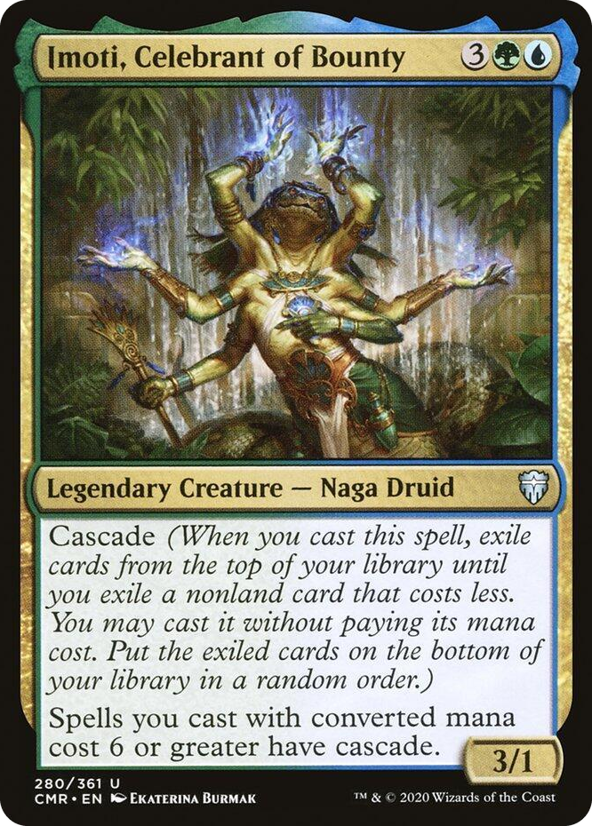 0280 Imoti, Celebrant of Bounty U Commander Legends