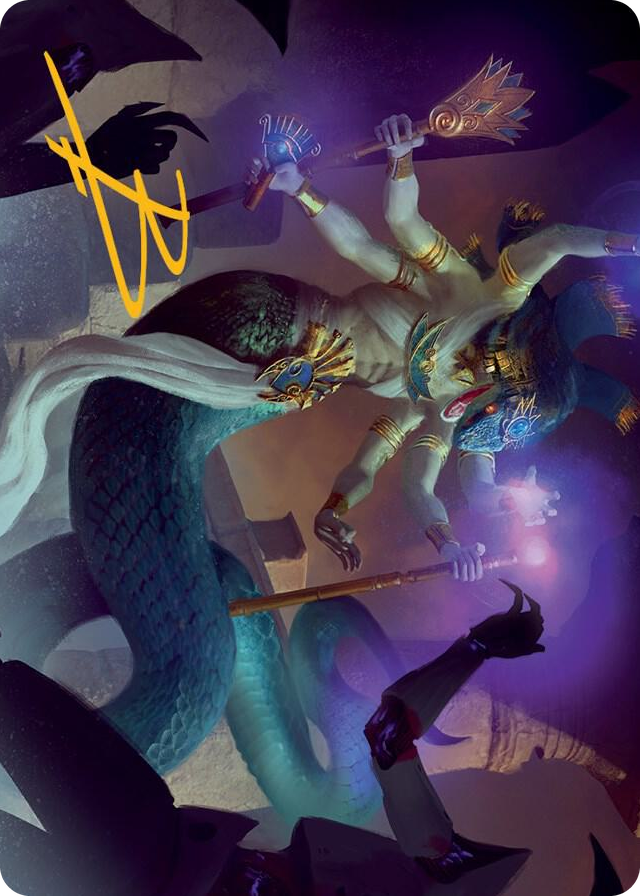 Imoti, Celebrant of Bounty Art Card (Gold-Stamped Signature) #79 S - Art Series: March of the Machine Pokemon card