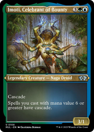 0108 Imoti, Celebrant of Bounty (Foil Etched) U March of the Machine: Multiverse Legends