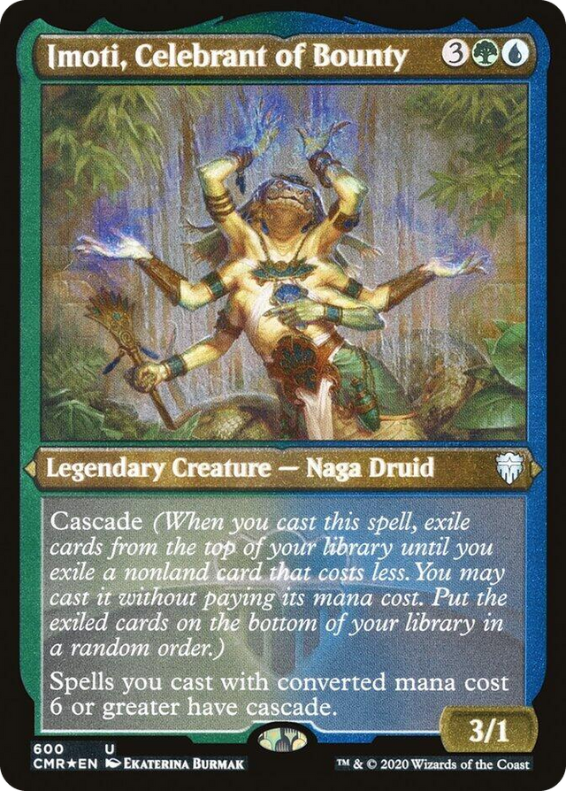 0600 Imoti, Celebrant of Bounty (Foil Etched) U Commander Legends