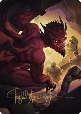0019 Imp Art Card (Gold-Stamped Signature) S Art Series: Commander Legends: Battle for Baldur's Gate