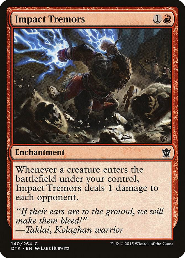 0140 Impact Tremors C Dragons of Tarkir