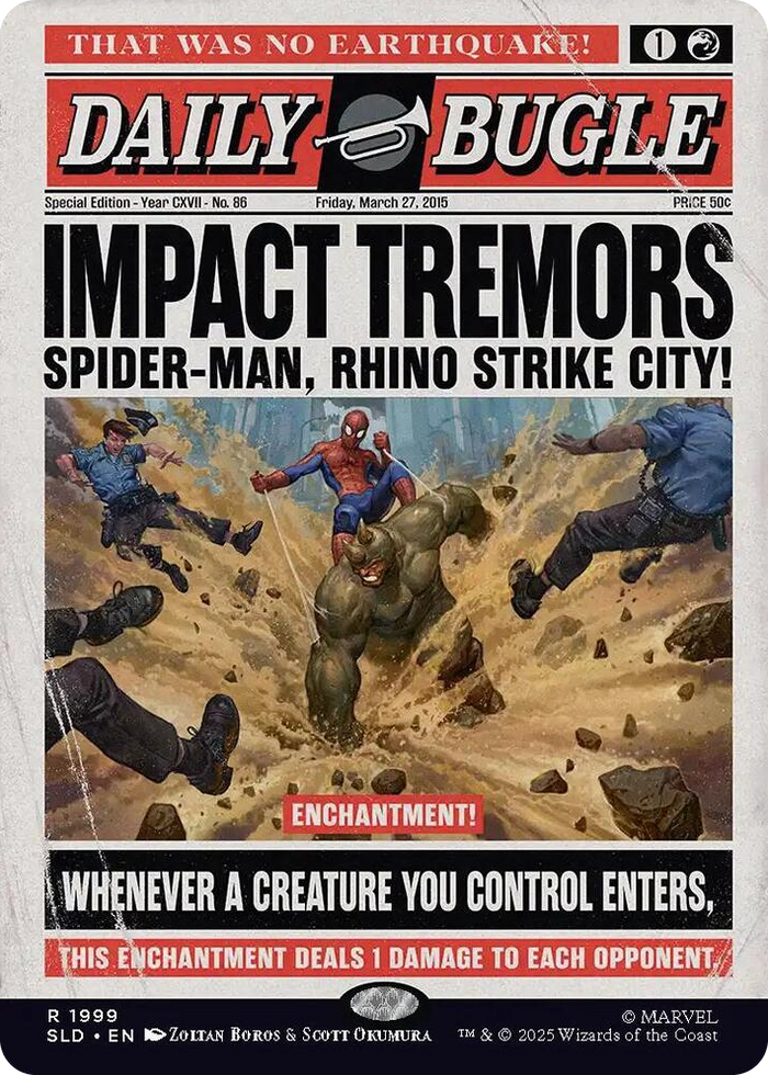 Impact Tremors (1999) #1999 R - Secret Lair Drop Series Pokemon card