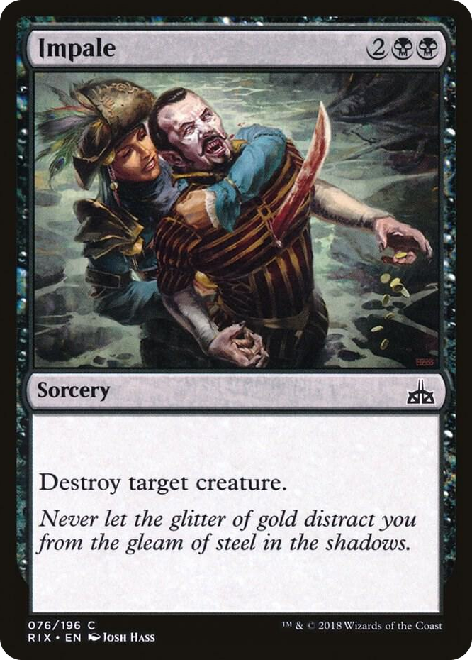 0076 Impale C Rivals of Ixalan