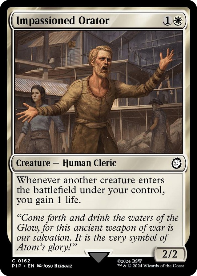 0162 Impassioned Orator C Universes Beyond: Fallout
