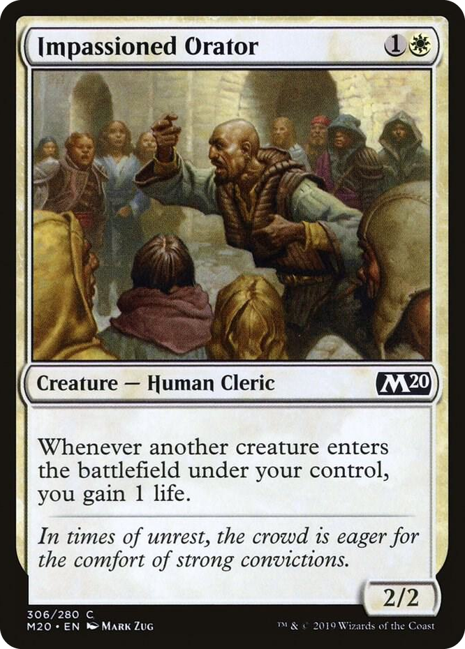 0306 Impassioned Orator C Core Set 2020