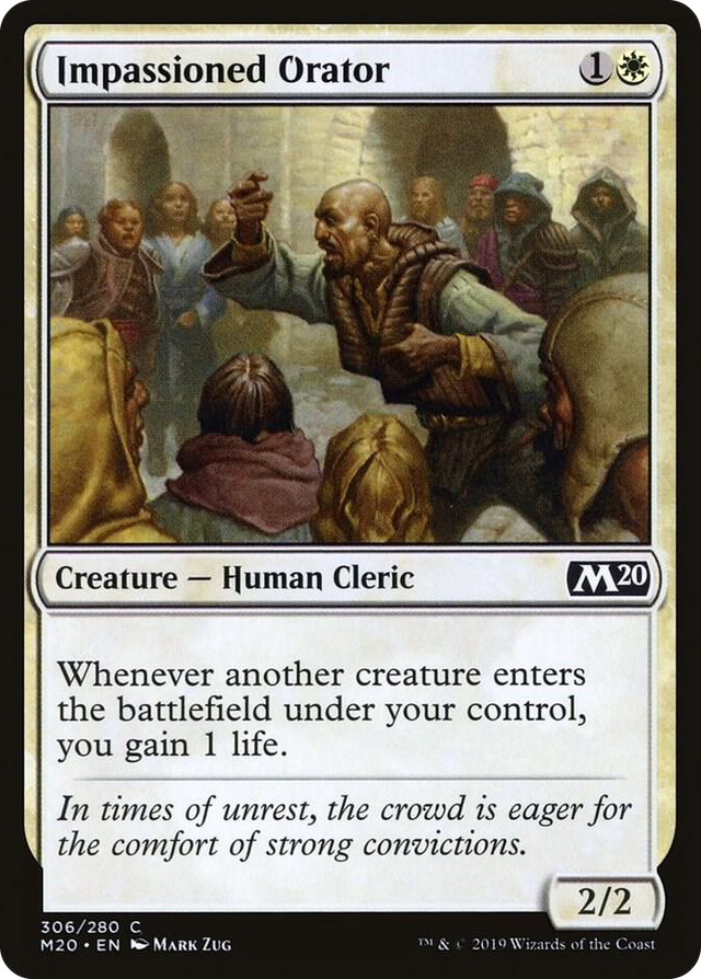0306 Impassioned Orator C Core Set 2020