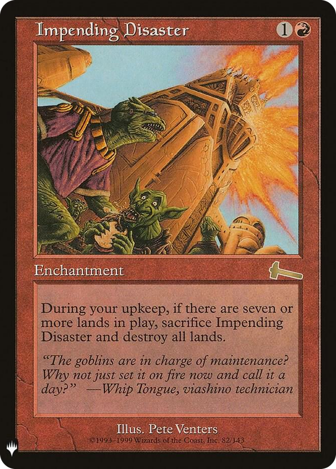 0082 Impending Disaster R The List Reprints