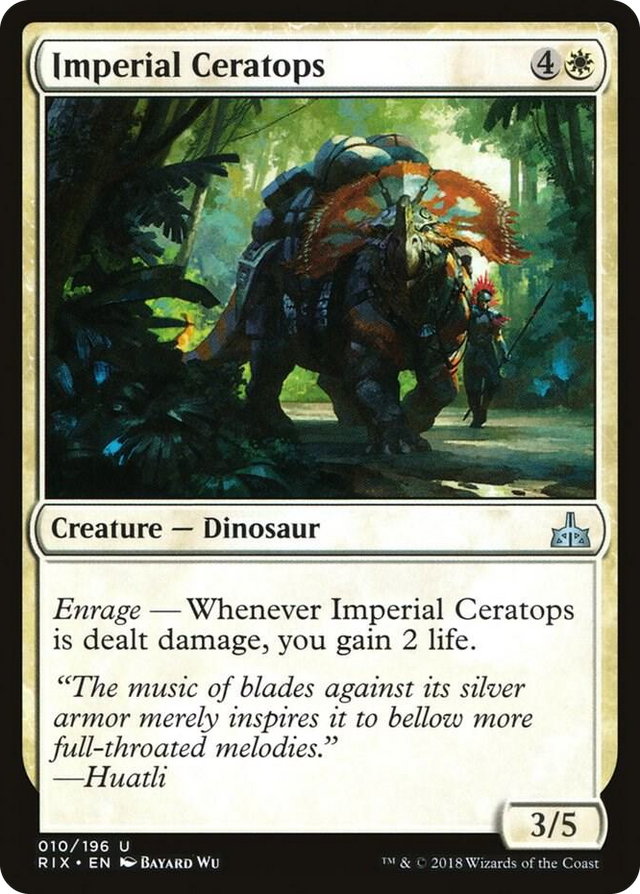 0010 Imperial Ceratops U Rivals of Ixalan
