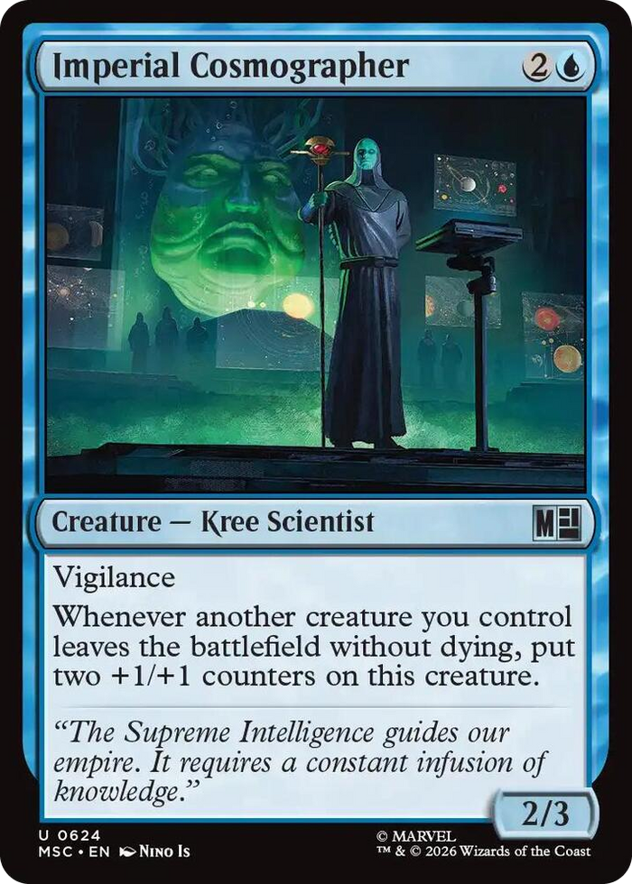 Imperial Cosmographer #624 U - Commander: Marvel Super Heroes Pokemon card