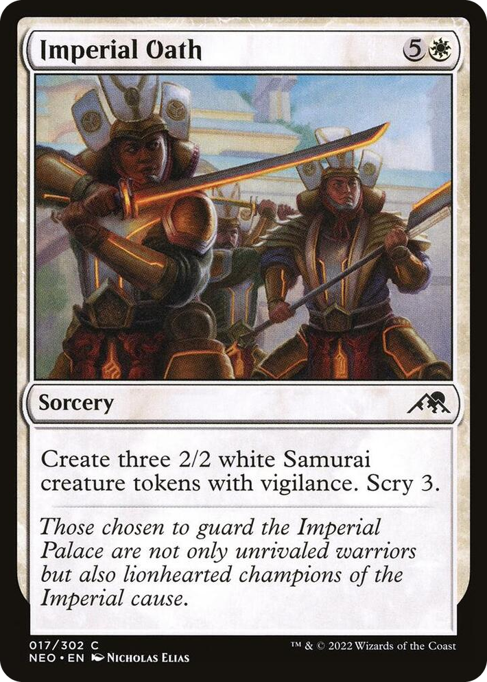 0017 Imperial Oath C Kamigawa: Neon Dynasty