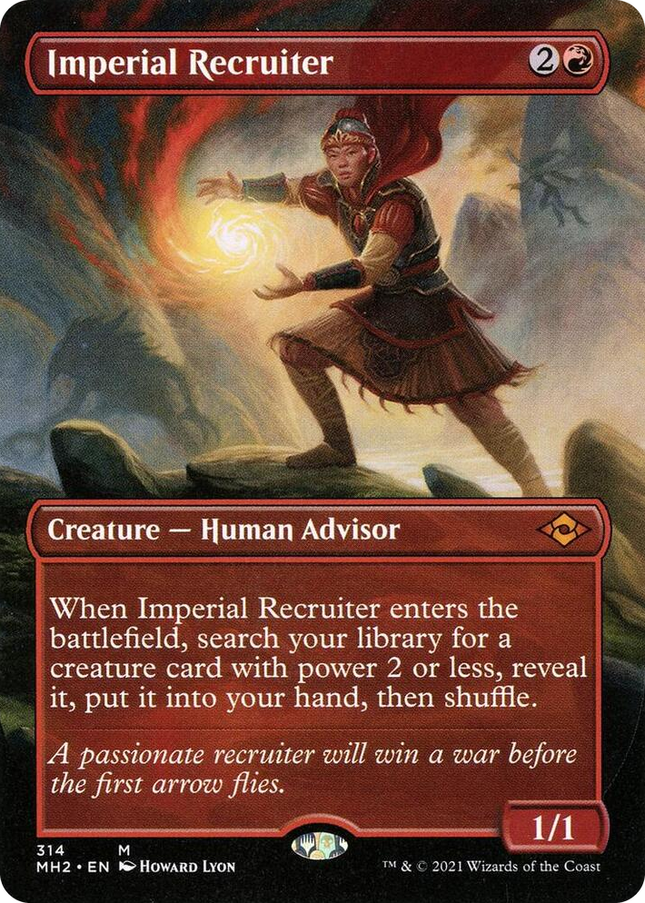 0314 Imperial Recruiter (Borderless) M Modern Horizons 2
