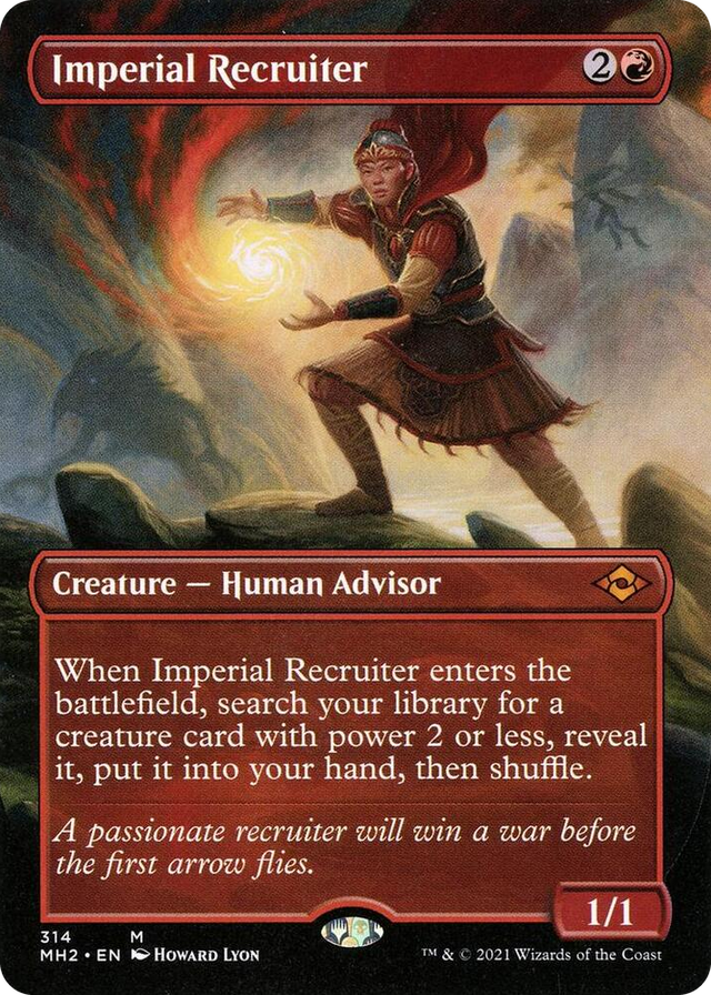 0314 Imperial Recruiter (Borderless) M Modern Horizons 2