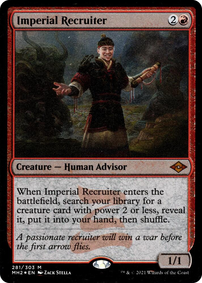 0281 Imperial Recruiter (Foil Etched) M Modern Horizons 2