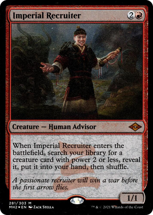 0281 Imperial Recruiter (Foil Etched) M Modern Horizons 2