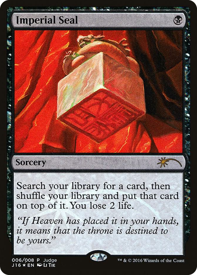 Imperial Seal #6 P - Judge Promos Pokemon card