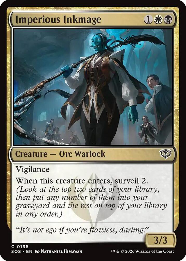 0195 Imperious Inkmage C Secrets of Strixhaven