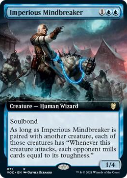 0071 Imperious Mindbreaker (Extended Art) R Commander: Innistrad: Crimson Vow
