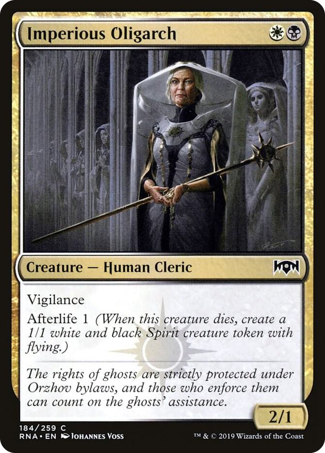 0184 Imperious Oligarch C Ravnica Allegiance