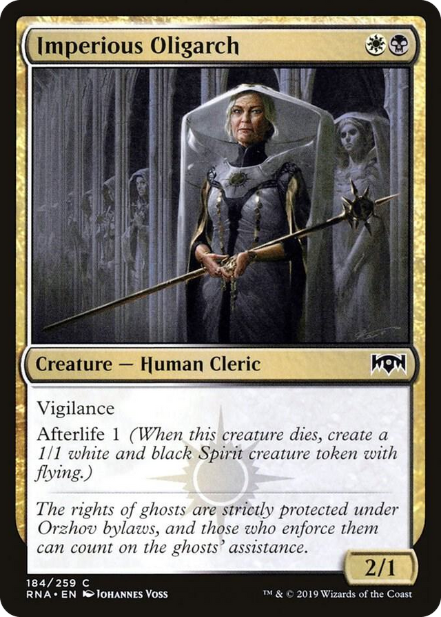 0184 Imperious Oligarch C Ravnica Allegiance