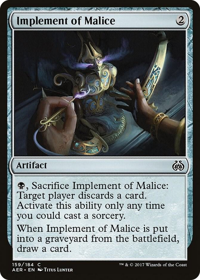 0159 Implement of Malice C Aether Revolt