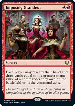 0024 Imposing Grandeur R Commander: Innistrad: Crimson Vow