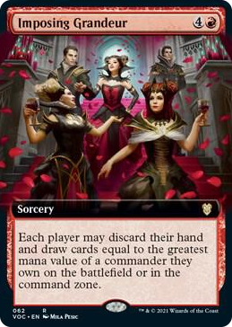0062 Imposing Grandeur (Extended Art) R Commander: Innistrad: Crimson Vow