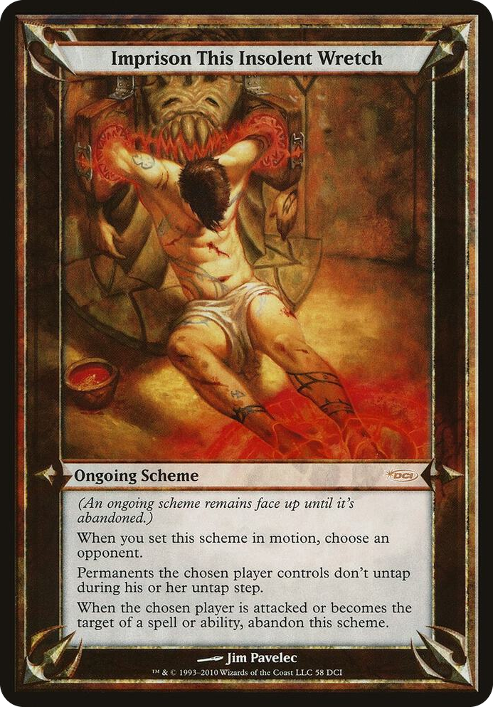 Imprison This Insolent Wretch (WPN & Gateway) #58 P - Oversize Cards Pokemon card