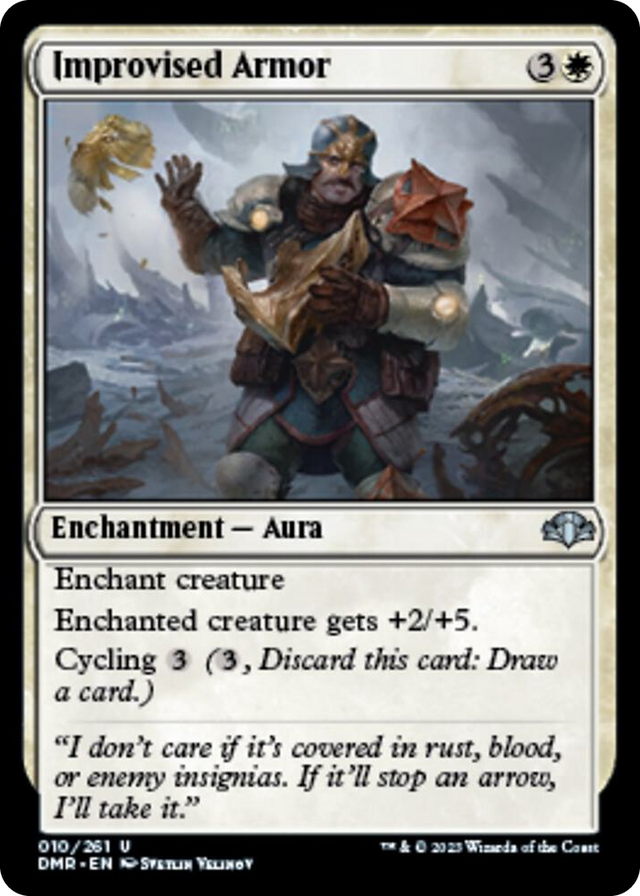 0010 Improvised Armor U Dominaria Remastered