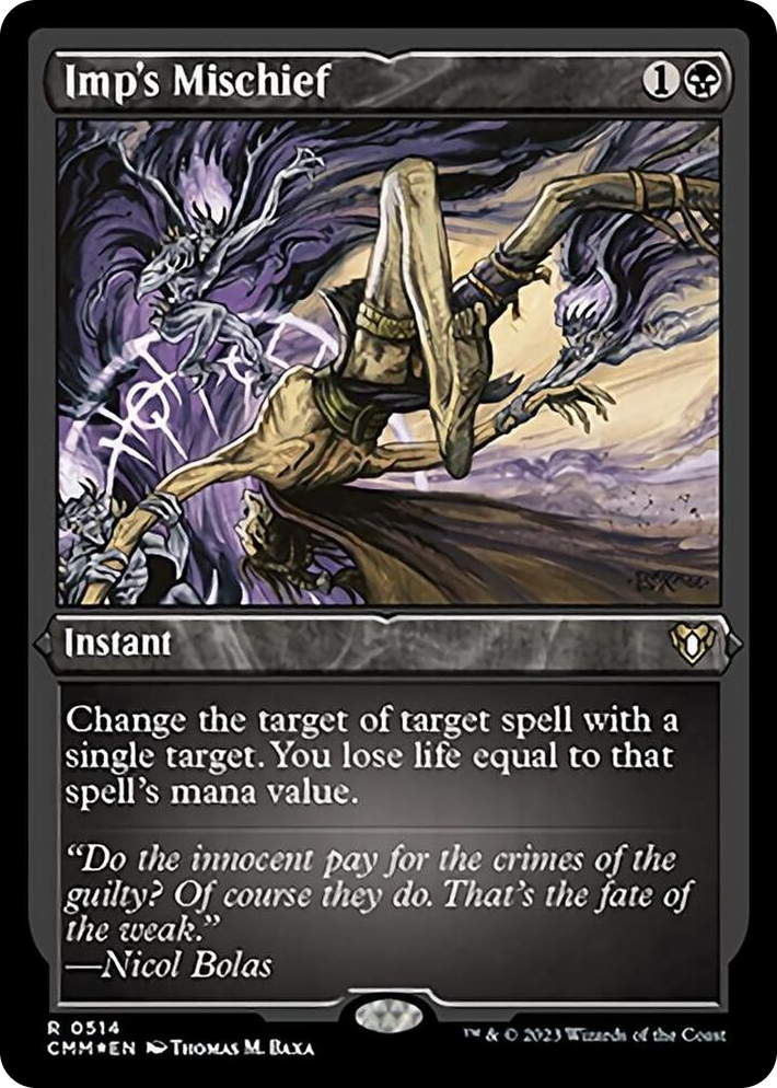 0514 Imp's Mischief (Foil Etched) R Commander Masters